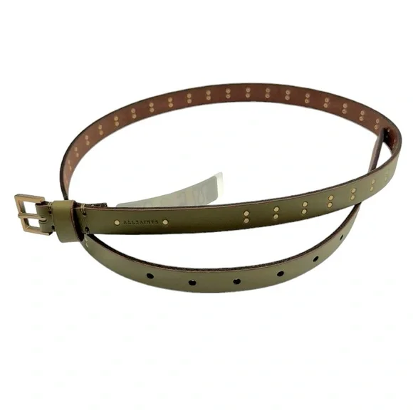 All Saints | Accessories | Allsaints 8mm Pindot Stud Leather 